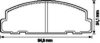 JURID 572148J Brake Pad Set, disc brake